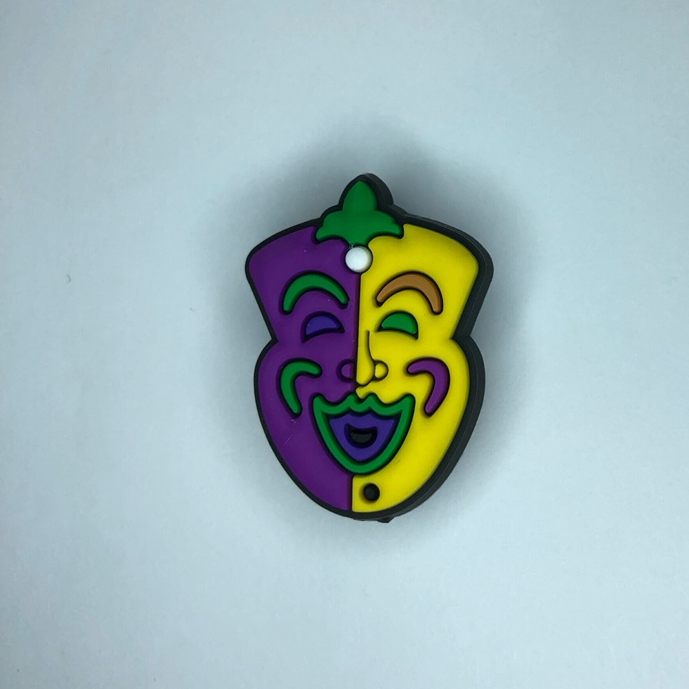 Mardi Gras Mask Shoes Charm/Jibbitz